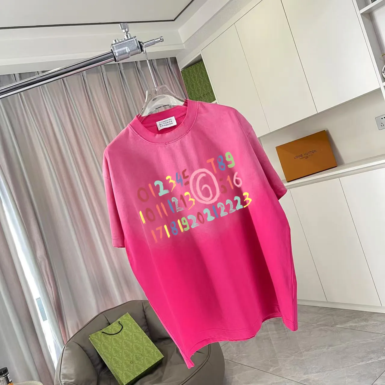 MM 6 2025 New Arrival logo 320g t Same Style Size：S M L XL XXL ：Black Gray Black Red